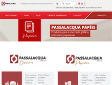 Tablet Screenshot of passalacqua.com.br